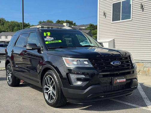 Shadow Black 2017 Ford Explorer sport
