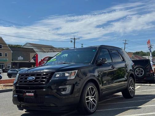 Shadow Black 2017 Ford Explorer sport