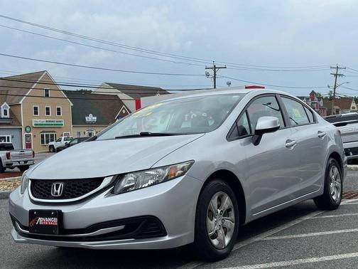 Alabaster Silver Metallic 2013 Honda Civic LX