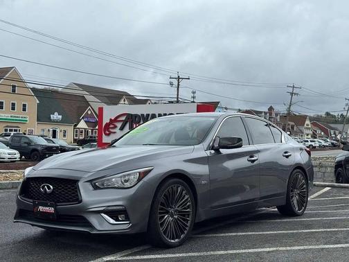 Graphite Shadow 2018 INFINITI Q50 3.0t LUXE