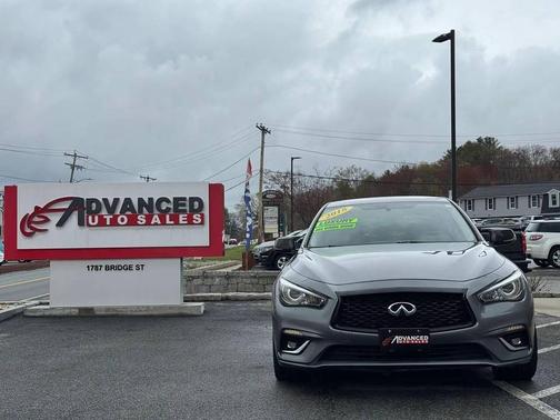 Graphite Shadow 2018 INFINITI Q50 3.0t LUXE