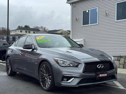 Graphite Shadow 2018 INFINITI Q50 3.0t LUXE