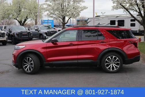 Red Metallic 2020 Ford Explorer ST