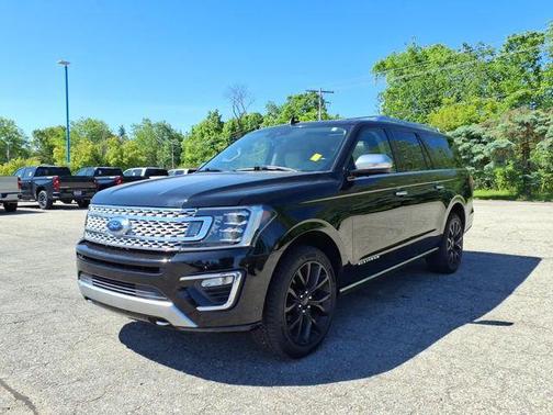 Agate Black Metallic 2019 Ford Expedition Max Platinum