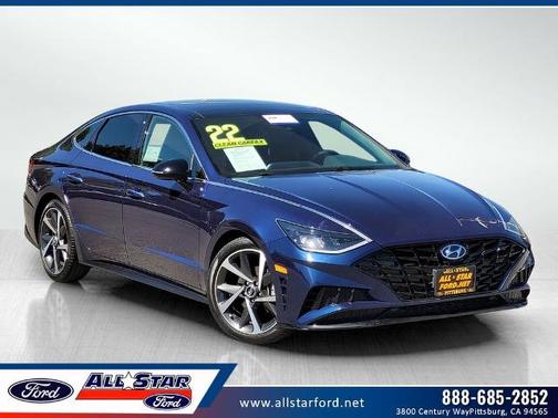 Stormy Blue 2022 Hyundai SONATA SEL PLUS