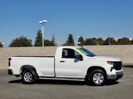 Summit White 2025 Chevrolet Silverado 1500 WT