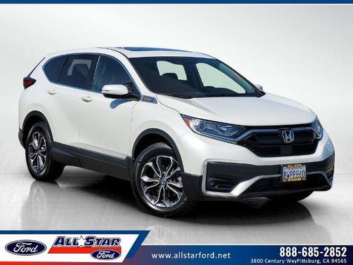Platinum White 2021 Honda CR-V EX