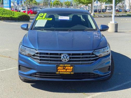 Silk Blue Metallic 2021 Volkswagen Jetta 1.4T SE