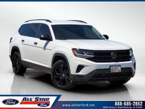 Pure White 2023 Volkswagen Atlas 2.0T SE W/ TECHNOLOGY