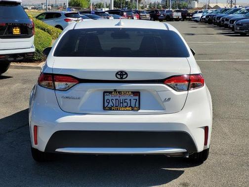 White 2022 Toyota Corolla LE