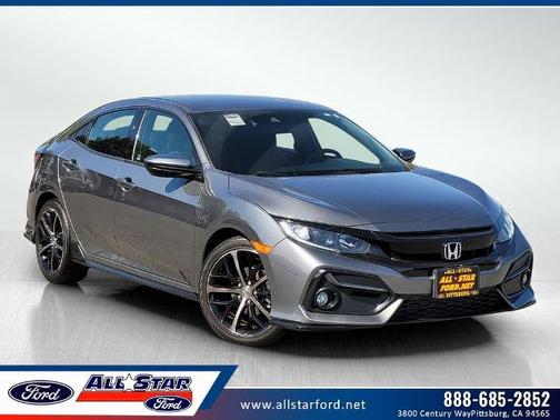 Gray 2020 Honda Civic SPORT