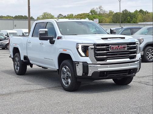 Glacier White Tricoat 2026 GMC Sierra 2500 SLT