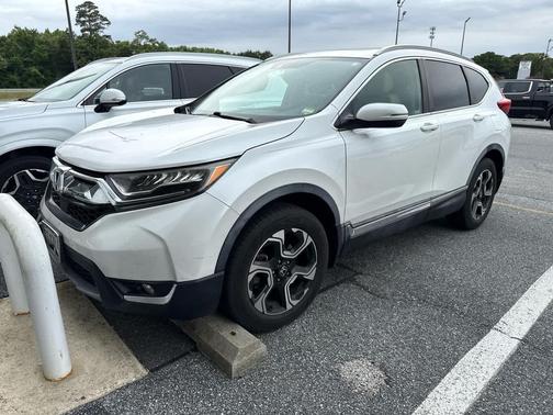 Platinum White Pearl 2019 Honda CR-V Touring