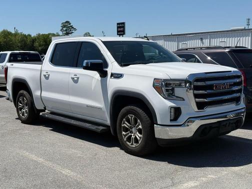 Summit White 2019 GMC Sierra 1500 SLE
