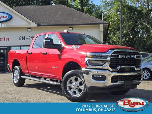 Flame Red Clearcoat 2026 RAM 2500 Big Horn Crew Cab 4x4 6'4' Box