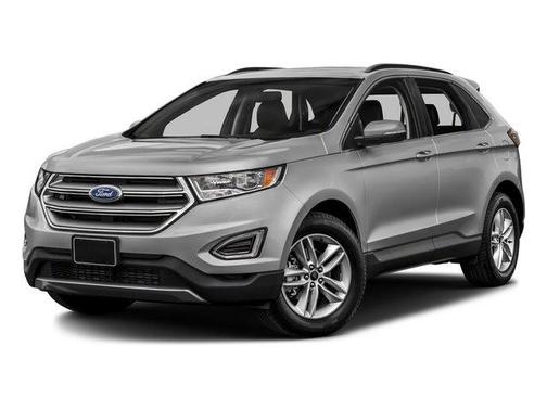 White Platinum Metallic Tri-Coat 2018 Ford Edge SEL