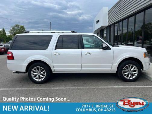 White Platinum Metallic Tri-Coat 2016 Ford Expedition EL Limited