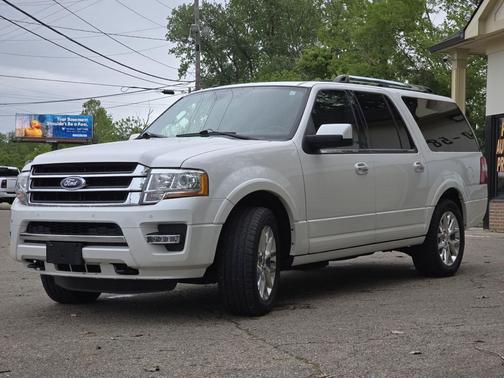 White Platinum Metallic Tri-Coat 2016 Ford Expedition EL Limited