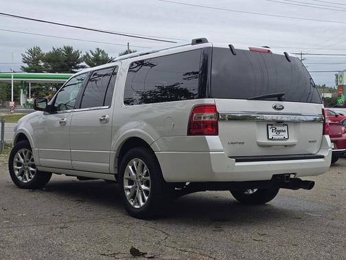 White Platinum Metallic Tri-Coat 2016 Ford Expedition EL Limited