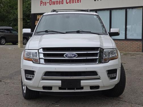 White Platinum Metallic Tri-Coat 2016 Ford Expedition EL Limited