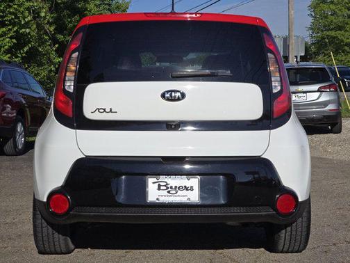 White w/Red Roof 2016 Kia Soul +