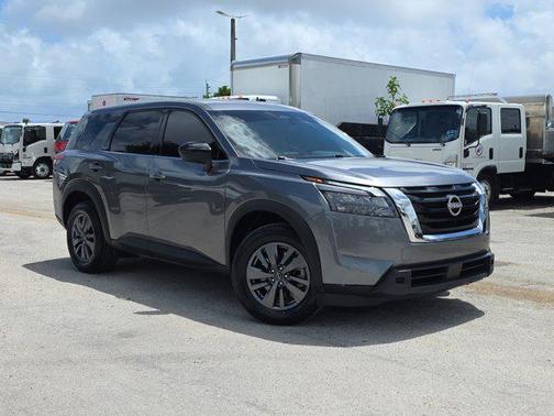 Gun Metallic 2024 Nissan Pathfinder S FWD