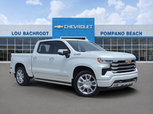 Crystal White Tricoat 2025 Chevrolet Silverado 1500 High Country