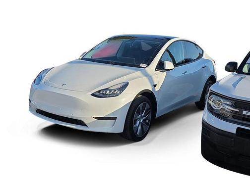 Pearl White Multi-Coat 2020 Tesla Model Y Long Range Dual Motor All-Wheel Drive