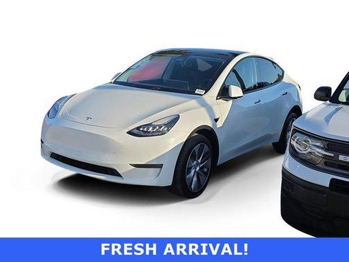 Pearl White Multi-Coat 2020 Tesla Model Y Long Range Dual Motor All-Wheel Drive