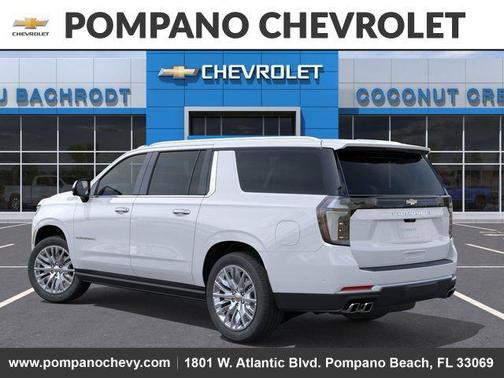 Polar White Tricoat 2026 Chevrolet Suburban High Country, 4WD