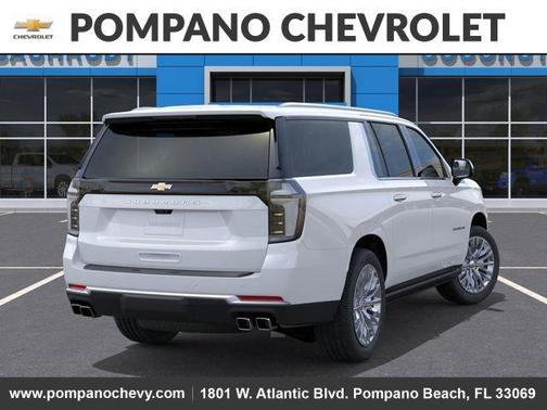 Polar White Tricoat 2026 Chevrolet Suburban High Country, 4WD