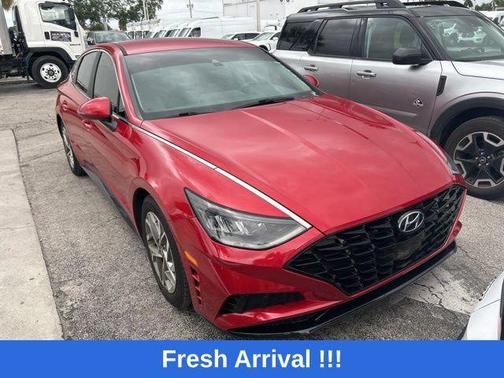 Calypso Red 2021 Hyundai SONATA SEL