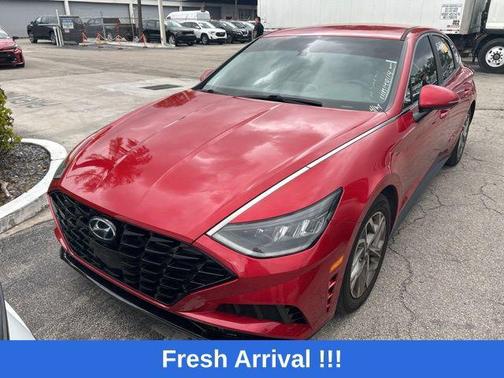 Calypso Red 2021 Hyundai SONATA SEL