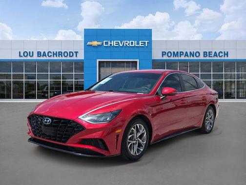Calypso Red 2021 Hyundai SONATA SEL