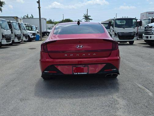 Calypso Red 2021 Hyundai SONATA SEL
