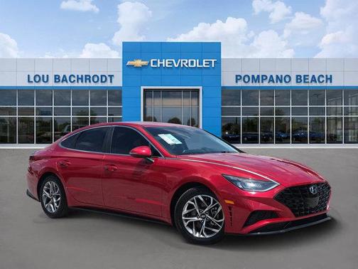 Calypso Red 2021 Hyundai SONATA SEL