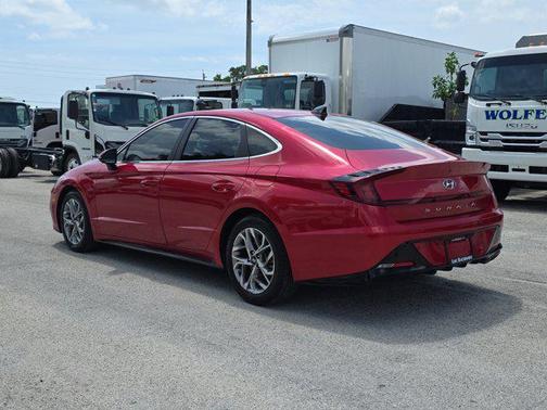 Calypso Red 2021 Hyundai SONATA SEL