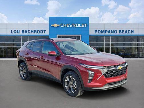 Crimson Metallic 2025 Chevrolet Trax LT