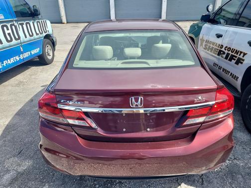 Crimson Pearl 2013 Honda Civic LX