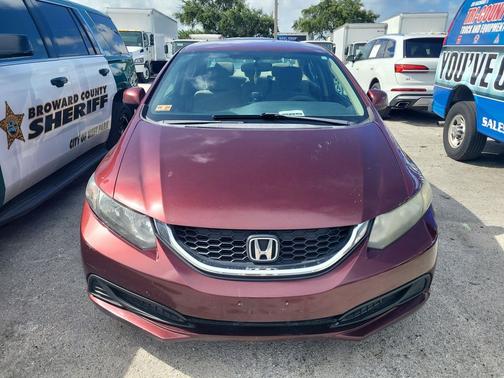 Crimson Pearl 2013 Honda Civic LX