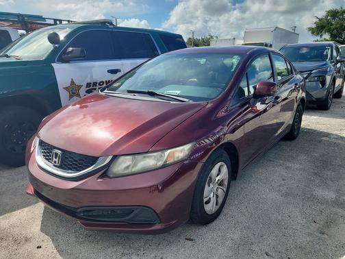 Crimson Pearl 2013 Honda Civic LX