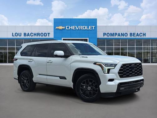 Wind Chill Pearl 2024 Toyota Sequoia Platinum