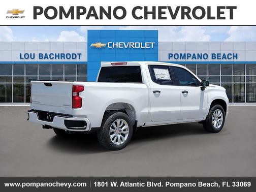 Summit White 2026 Chevrolet Silverado 1500 Custom