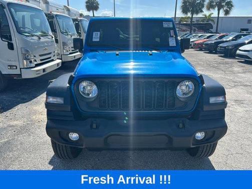 Hydro Blue Pearlcoat 2024 Jeep Wrangler Sport S