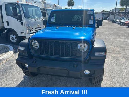 Hydro Blue Pearlcoat 2024 Jeep Wrangler Sport S