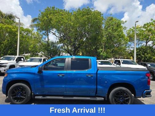 Glacier Blue Metallic 2023 Chevrolet Silverado 1500 Custom