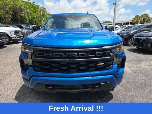 Glacier Blue Metallic 2023 Chevrolet Silverado 1500 Custom