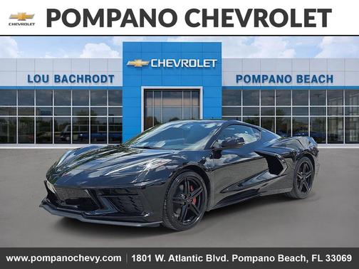 Black 2026 Chevrolet Corvette Stingray w/1LT