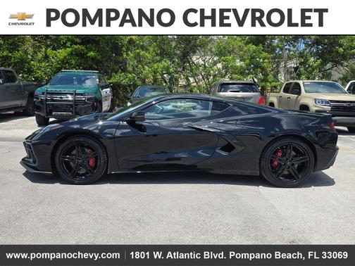 Black 2026 Chevrolet Corvette Stingray w/1LT