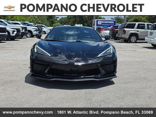 Black 2026 Chevrolet Corvette Stingray w/1LT